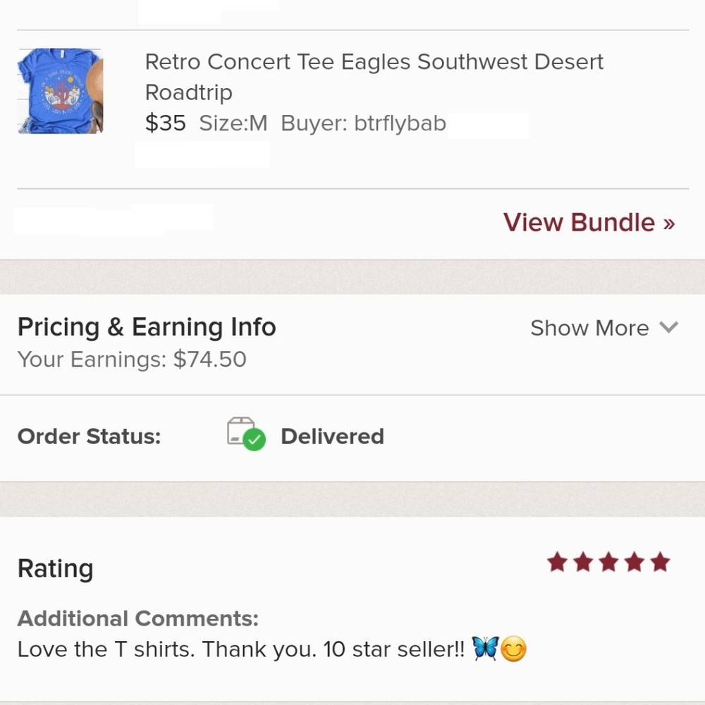 ALMOST SOLD OUT GO TO NEW LISTING Best Selling Retro Tee Eagles Southwest Desert - Picture 4 of 11